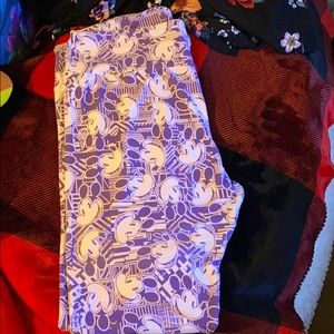 Lularoe TC Mickey Mouse Disney leggings brand new